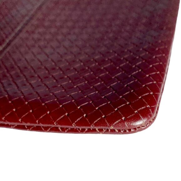 VINTAGE 1950's Woven Leather Clutch - Picture 4 of 7